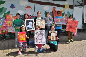 Dorffest 2015 Kinder mit Bildern